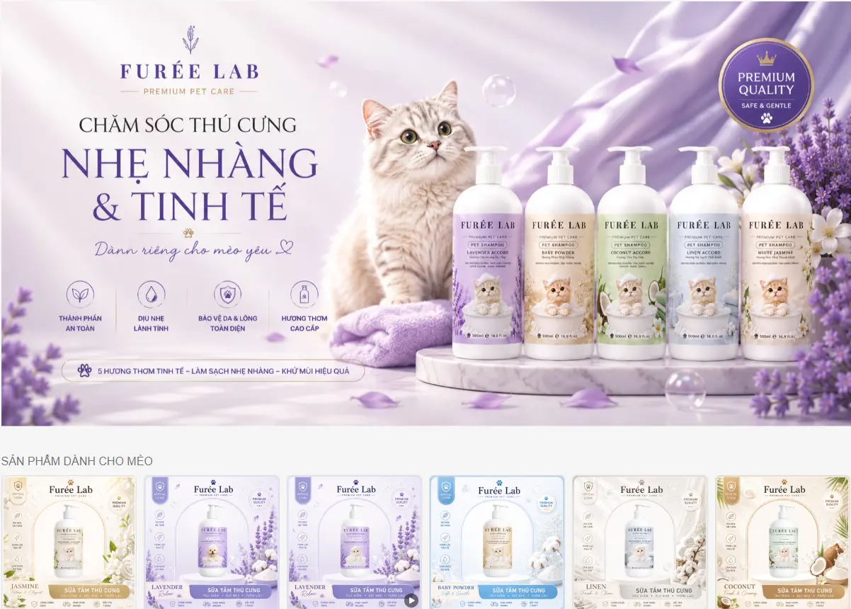 Thiết kế gian hàng thương mại điện tử chuyên nghiệp